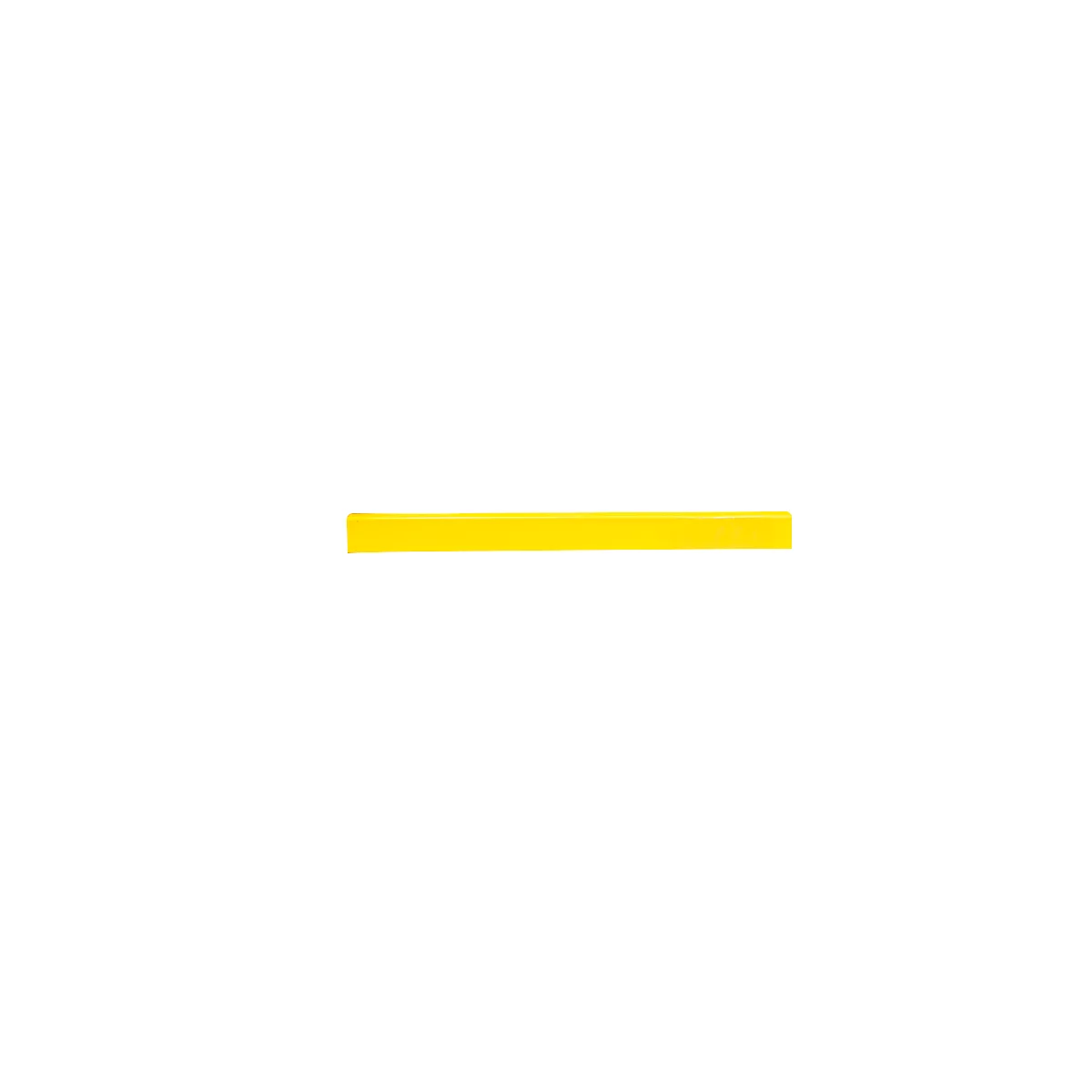 Yellow horizontal bar on white background.