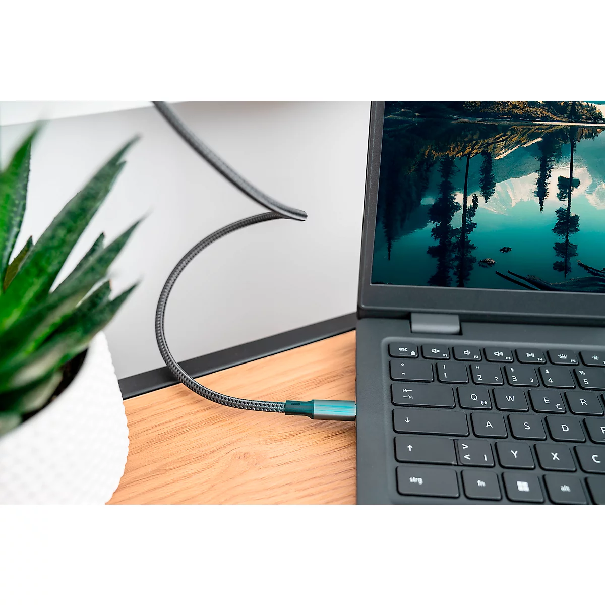 Câble de charge/données USB 4.0 Good Connections, USB-C vers USB-C, puissance 100 W, jusqu'à 20 Gbit/s, longueur 1 m, noir