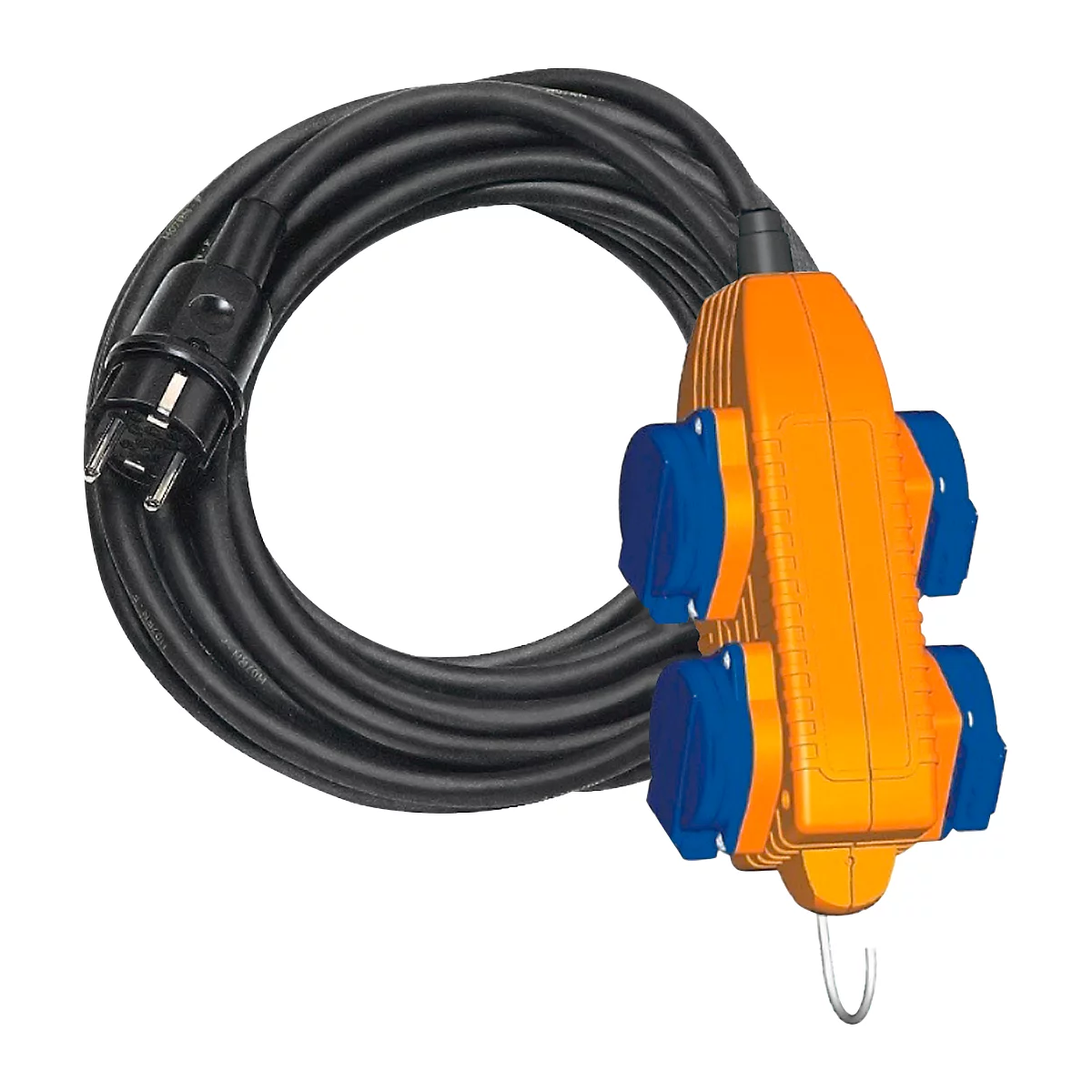 Cable de construcción brennenstuhl® IP 54 con bloque de alimentación, 10 m