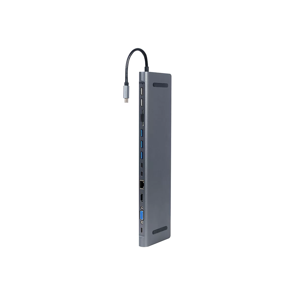Cablexpert A-CM-COMBO9-01 - Dockingstation - USB-C 3.1 - HDMI, VGA - 1GbE