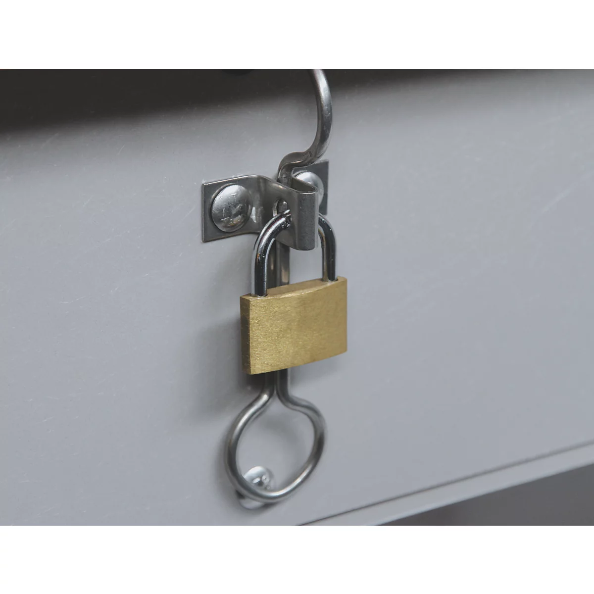 Cadenas Cemo, pour bacs polyvalents/bacs à litière/réservoirs de stockage, galvanisé
