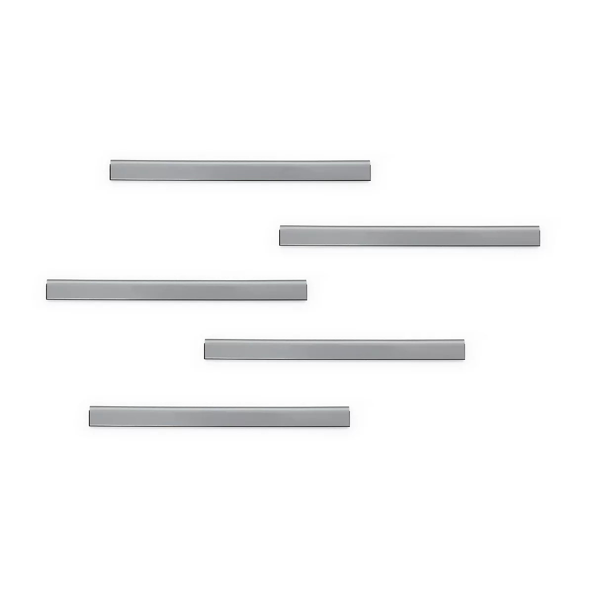 Cadre magnétique Rail DURAFIX®, l. 210 x H 17 mm, autocollant, aspect sans bulle, argent