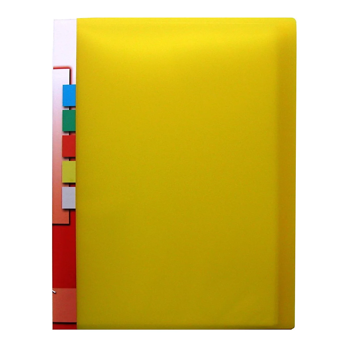 Cahier à pochettes plastiques Easy, A4, KolmaFlex, 20 pochettes, jaune