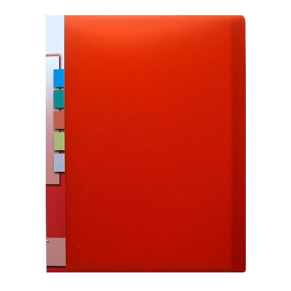 Cahier à pochettes plastiques Easy, A4, KolmaFlex, 20 pochettes, rouge