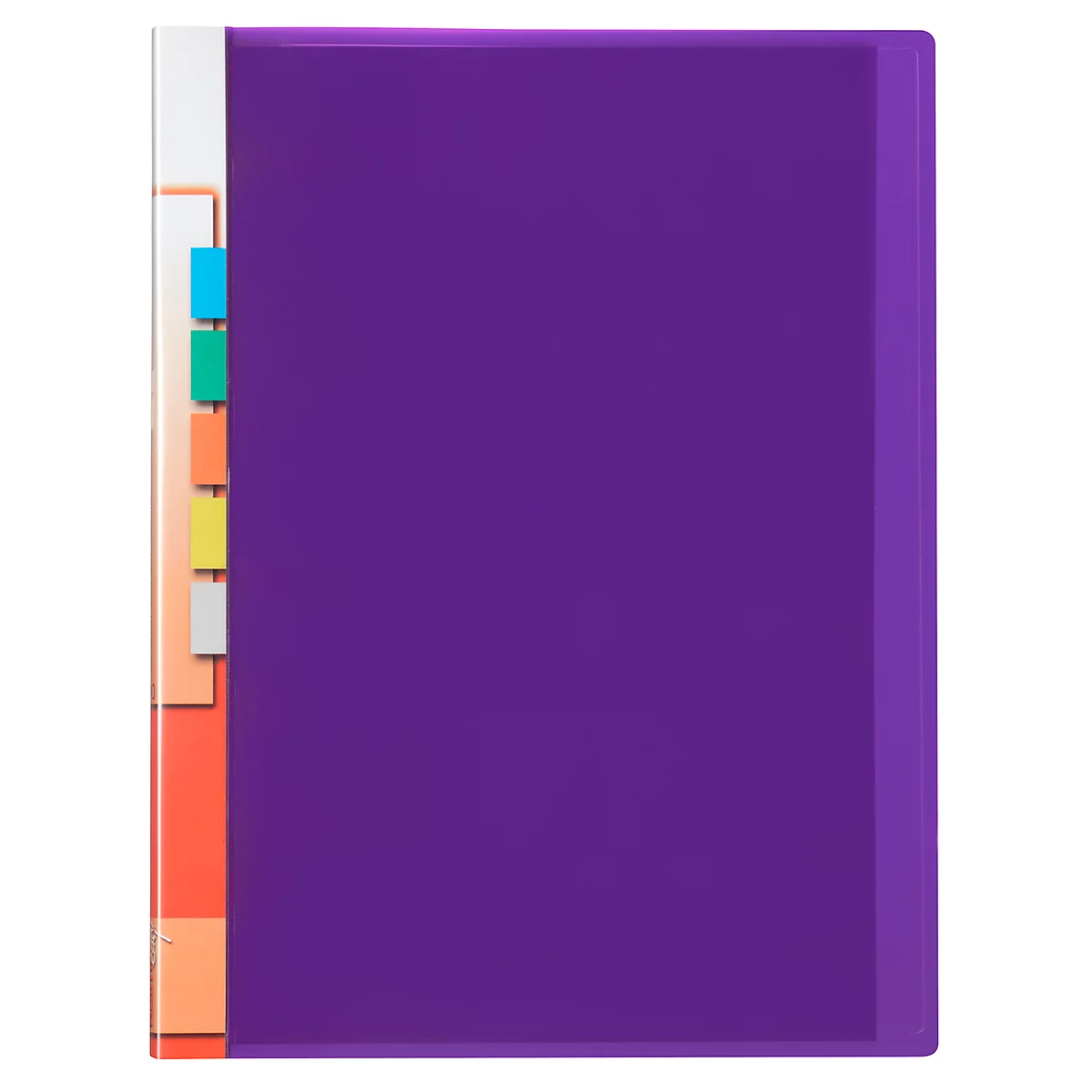 Cahier à pochettes plastiques Easy, A4, KolmaFlex, 20 pochettes, violet