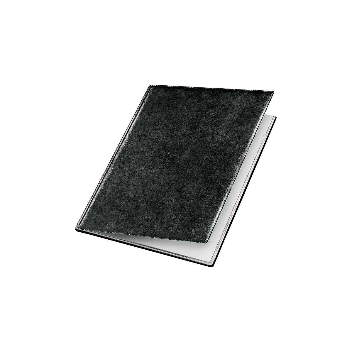 Cahier à pochettes plastiques Exquisit VELOFLEX, pour format A4, 10 pochettes, noir
