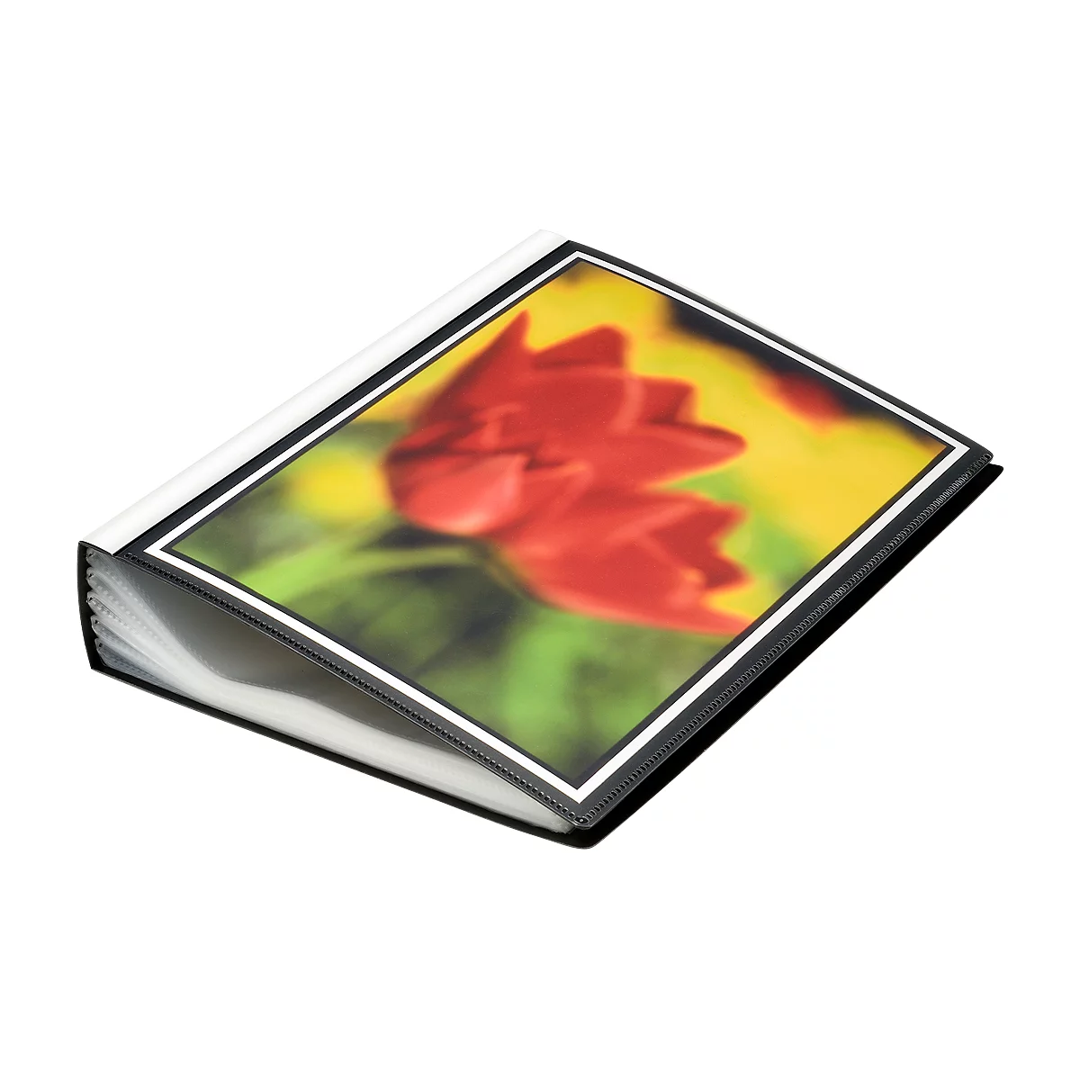 Cahier à pochettes plastiques FolderSys, pour format A4, 100 pochettes