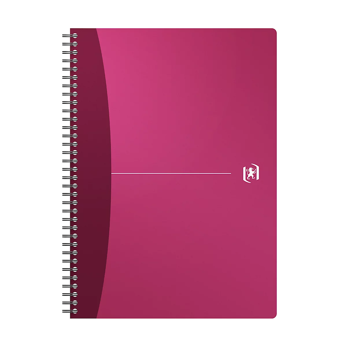 Cahier à spirales Oxford, format A4, 90 feuilles, quadrillé, 5 pièces