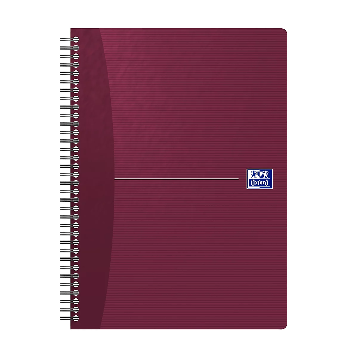 Cahier à spirales Oxford Office Essentials B5 à couverture souple, 90 g/m², 90 feuilles, SCRIBZEE®, quadrillé, 5 pièces