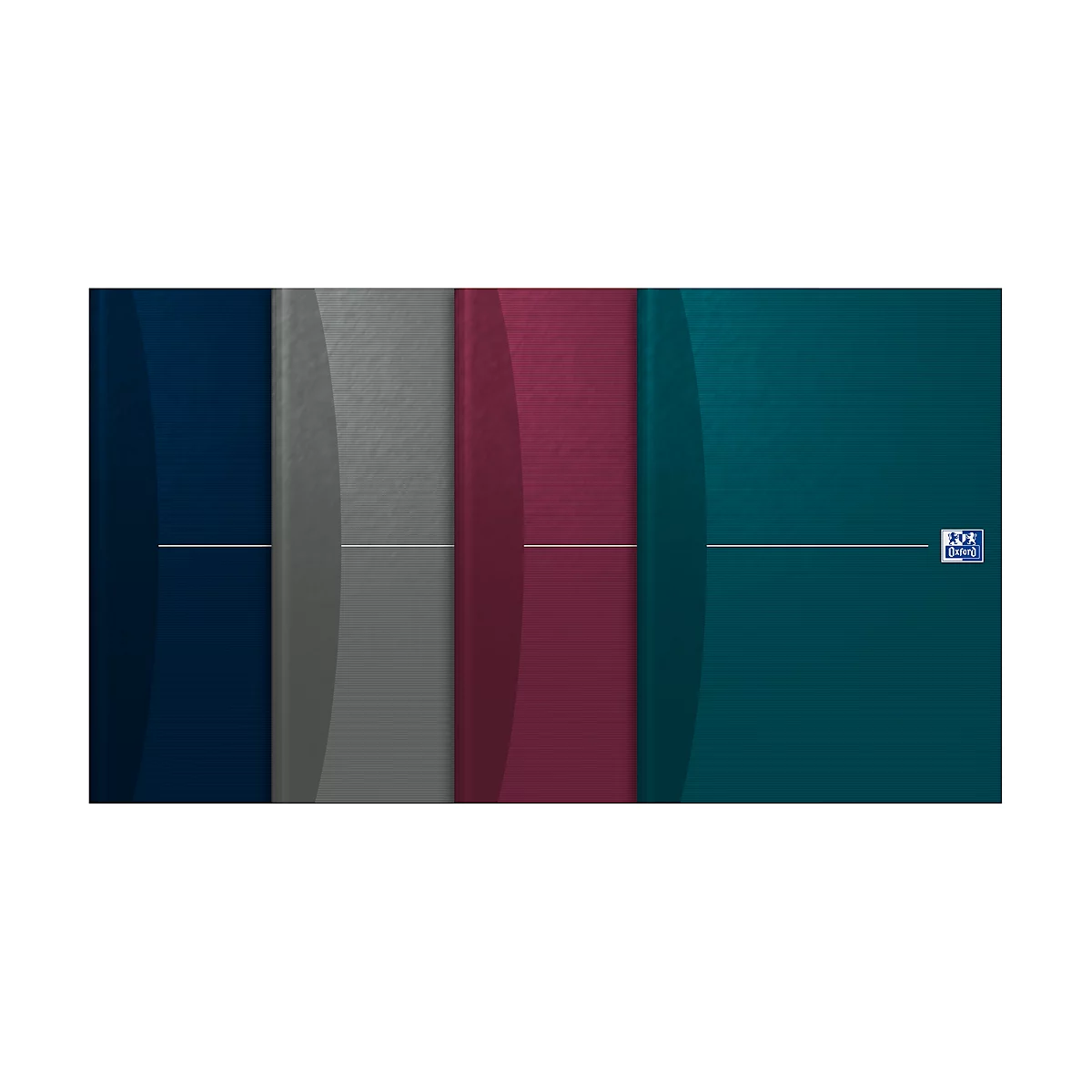 Cahier Office Oxford, relié, format A4, ligné, pack de 5