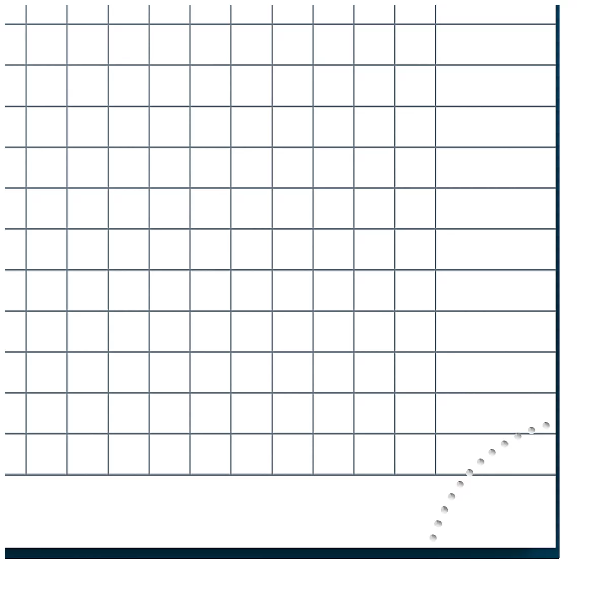Cahier Office Oxford, relié, format A4, quadrillé, pack de 5