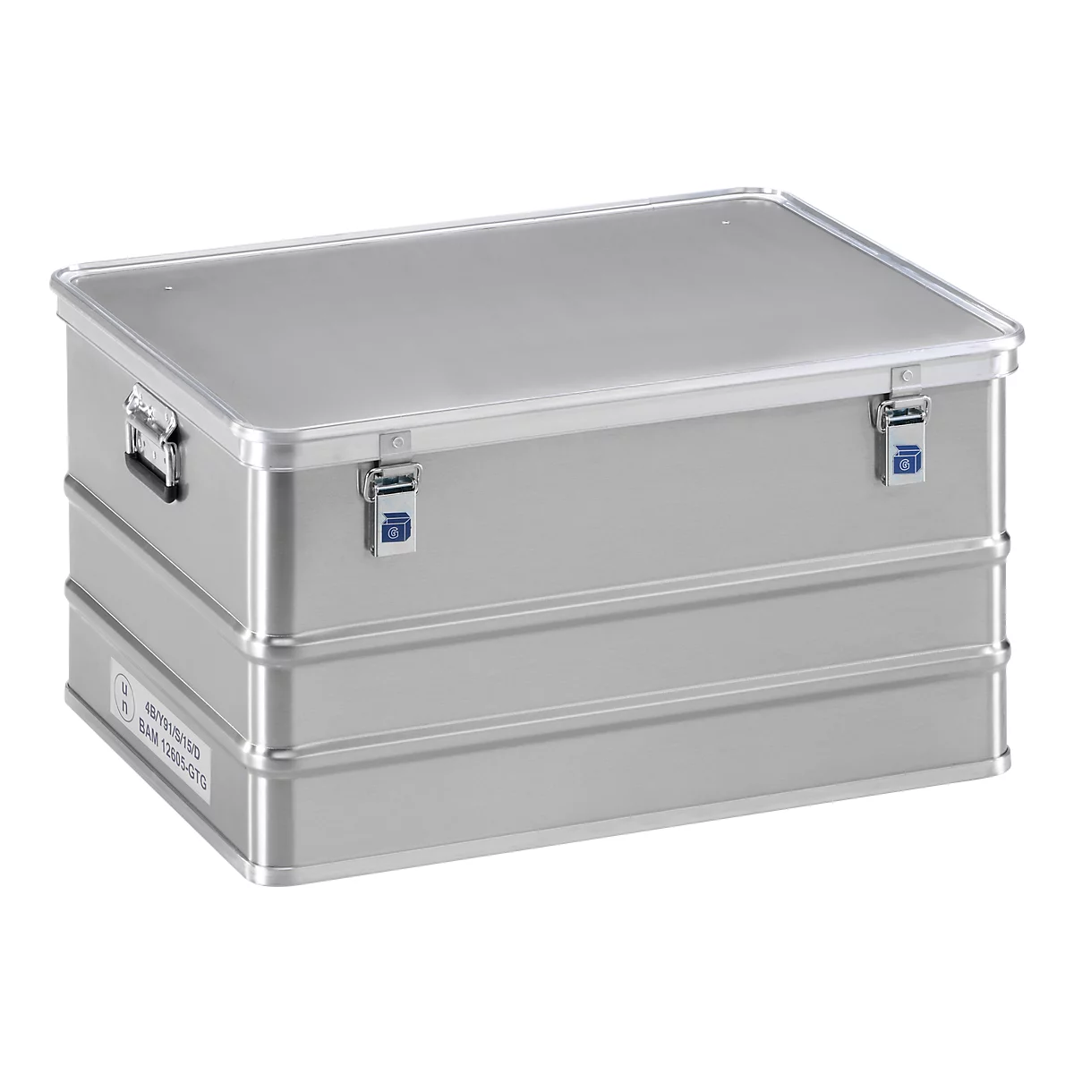 Caisse de transport, métal léger, Homologation pour les produits dangereux, 156 l