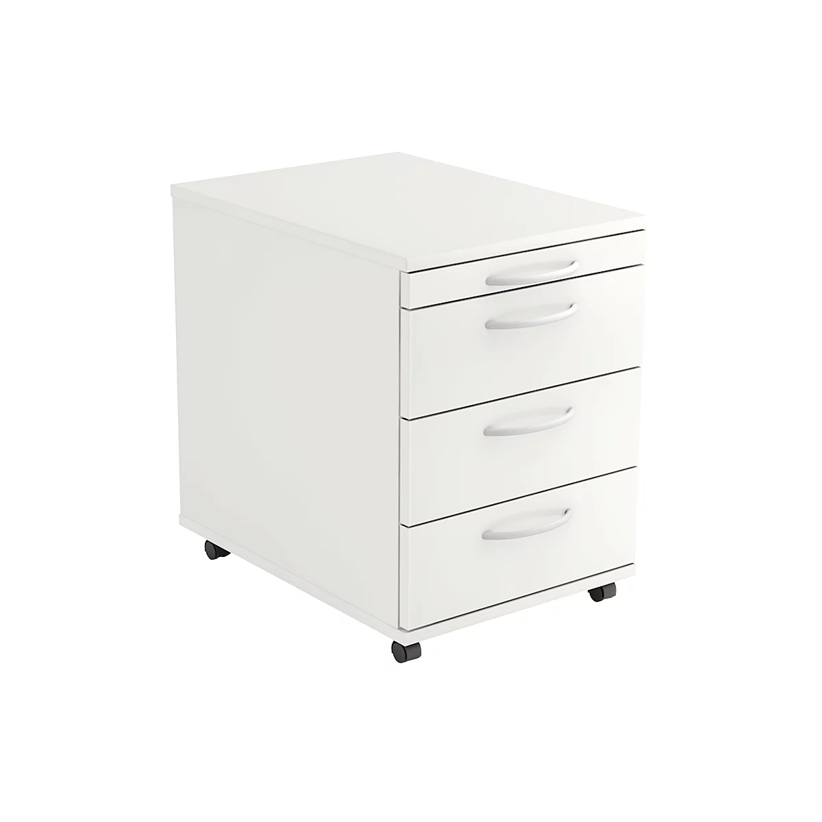 Caisson mobile TARA, 3 tiroirs, l. 428 x P 580 x H 590 mm, gris clair