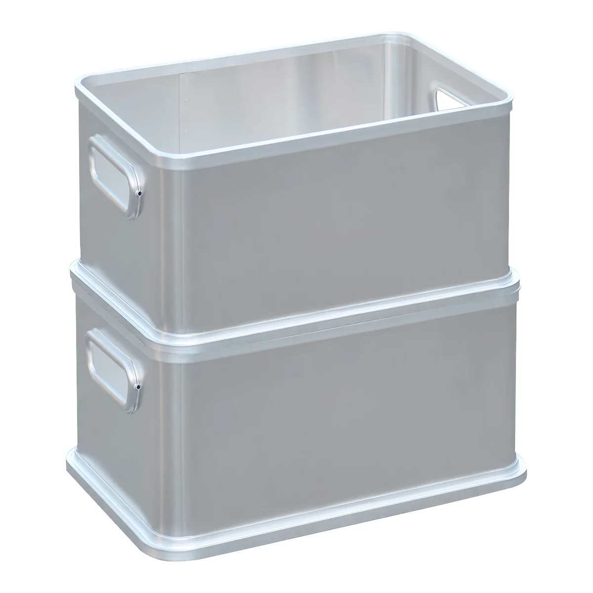 Caja, aluminio, sin tapa, 30 l