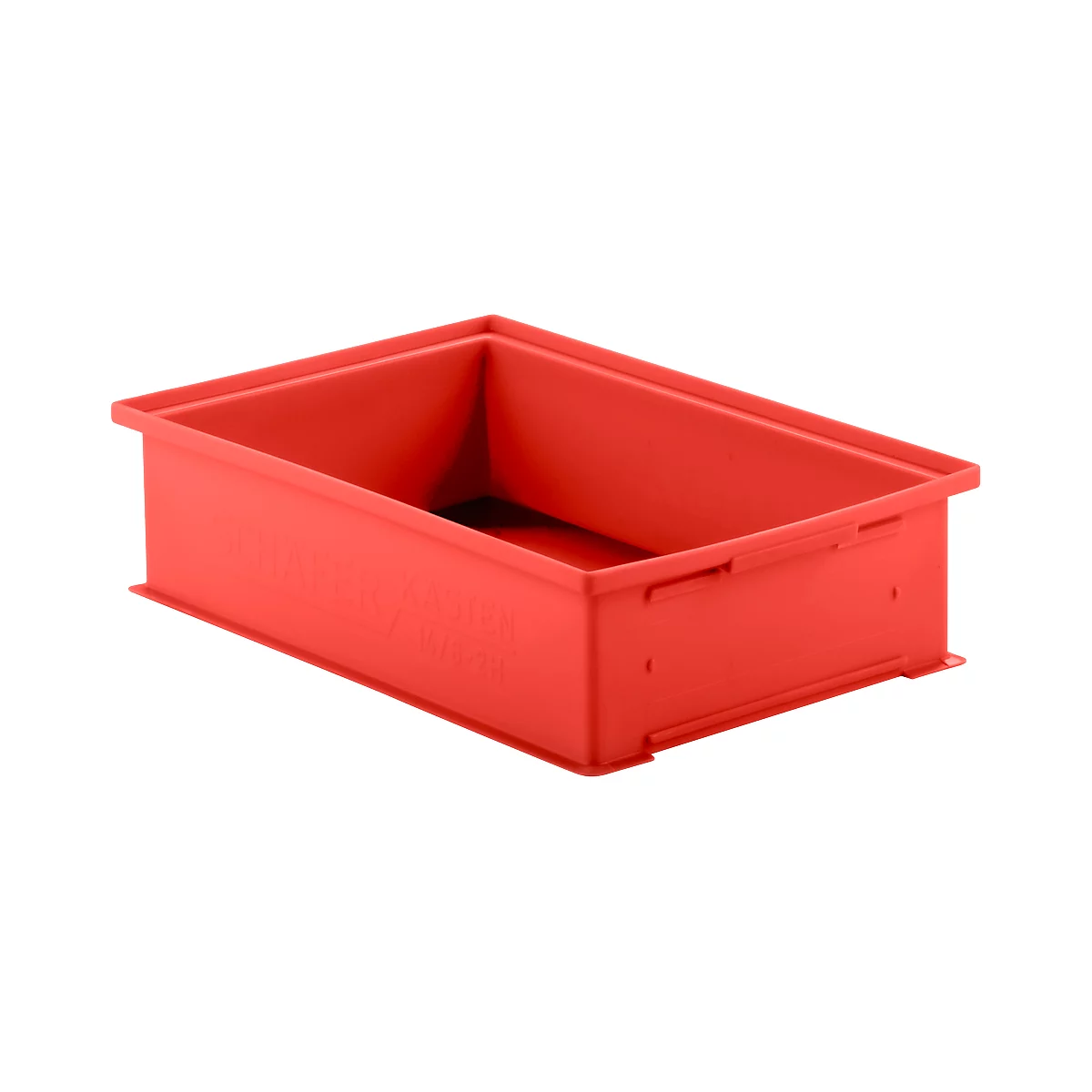 Caja apilable 14/6-2 H, 16 unidades, 12 l, rojo 