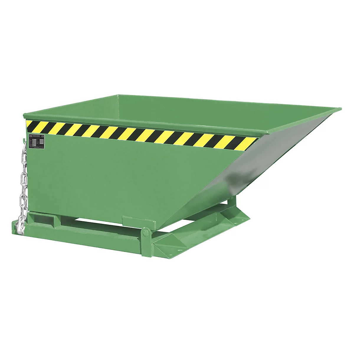 Caja basculante KN 400, verde (RAL 6011)