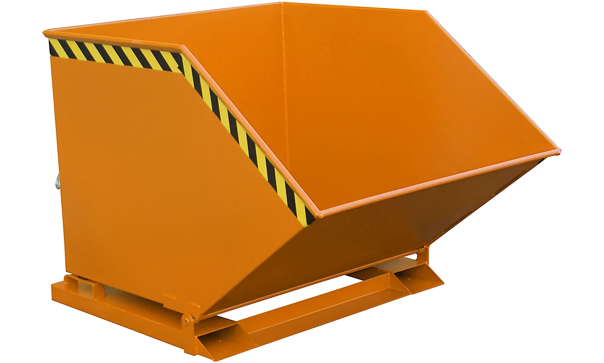 Caja basculante para virutas SKK 1000, naranja