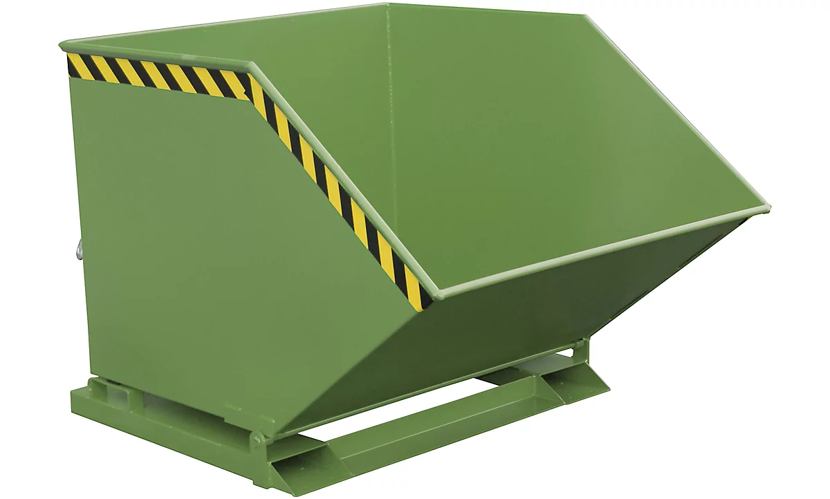 Caja basculante para virutas SKK 1000, verde