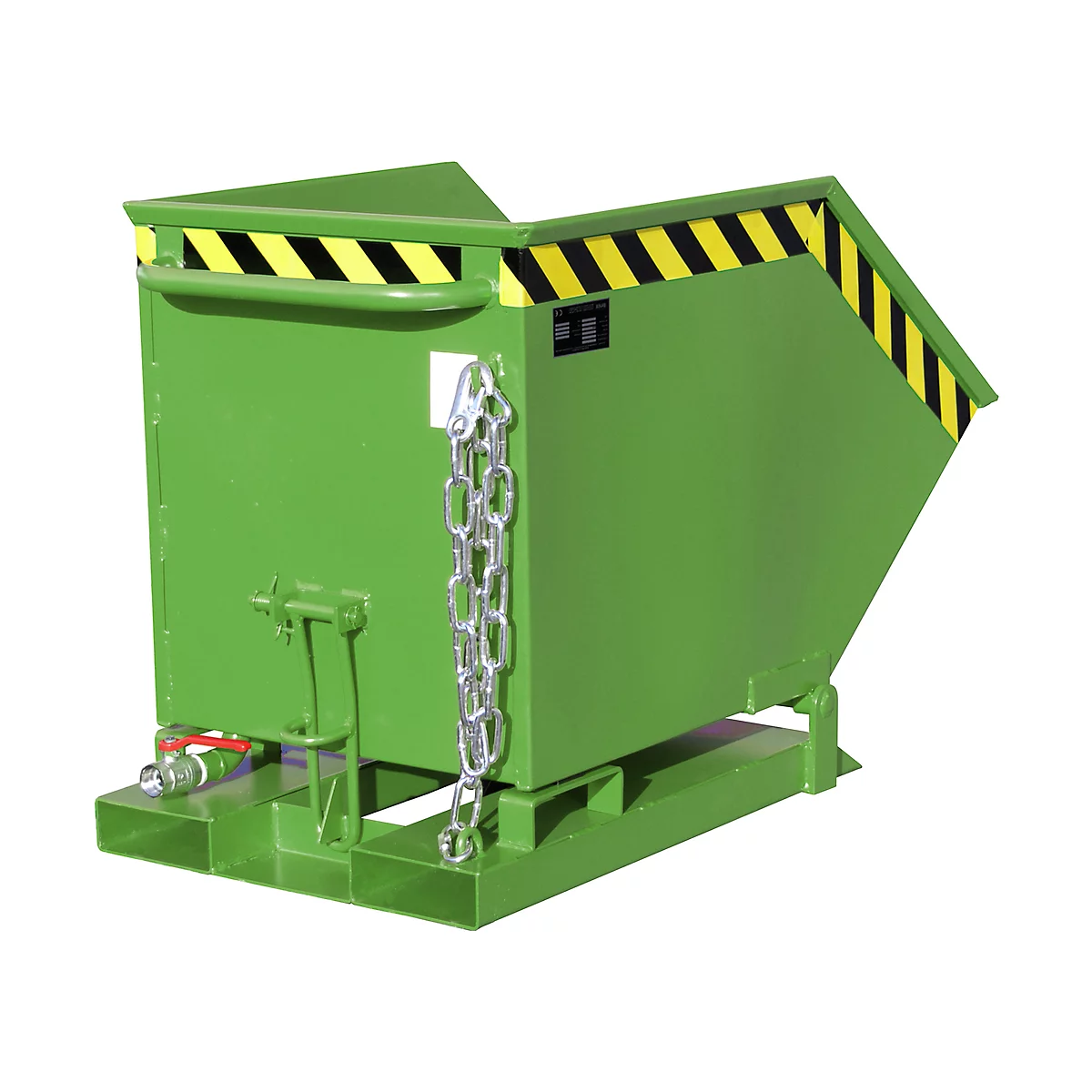 Caja basculante para virutas SKK 250, verde