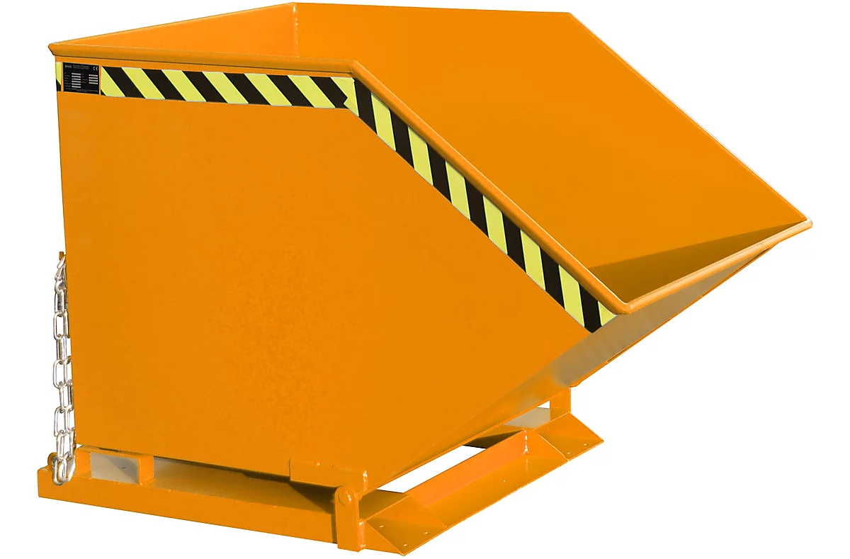 Caja basculante para virutas SKK 800, naranja