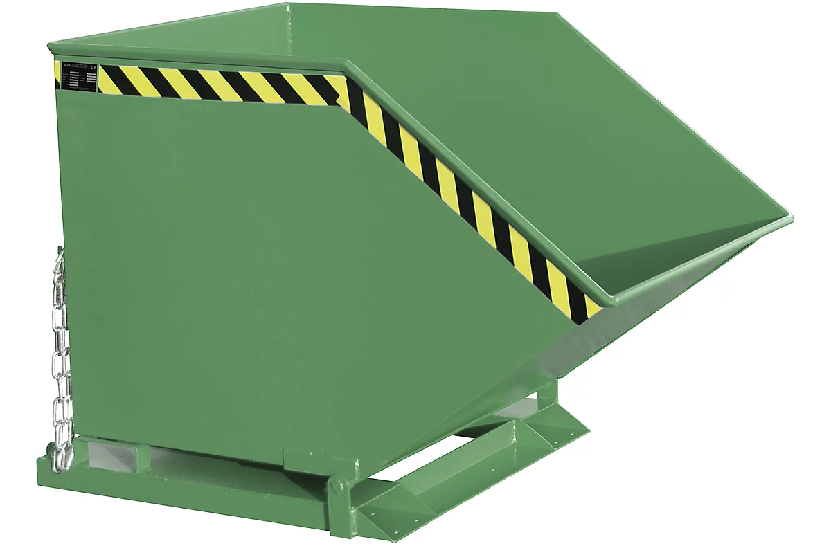 Caja basculante para virutas SKK 800, verde
