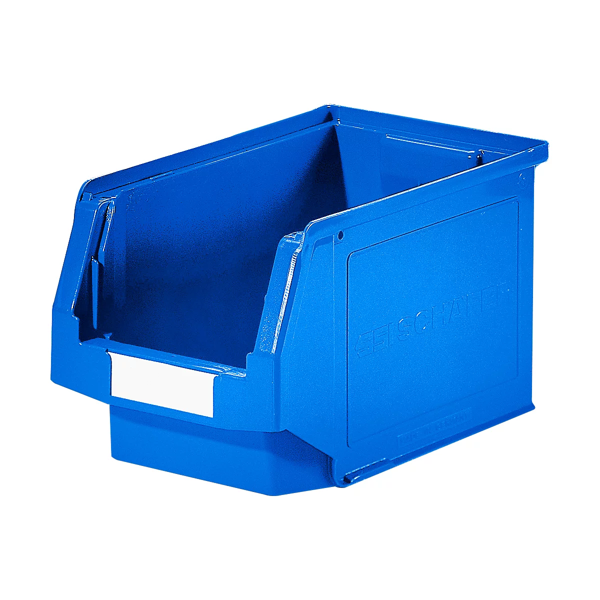 Caja con abertura frontal LF 322, plástico, 10,4 l, azul