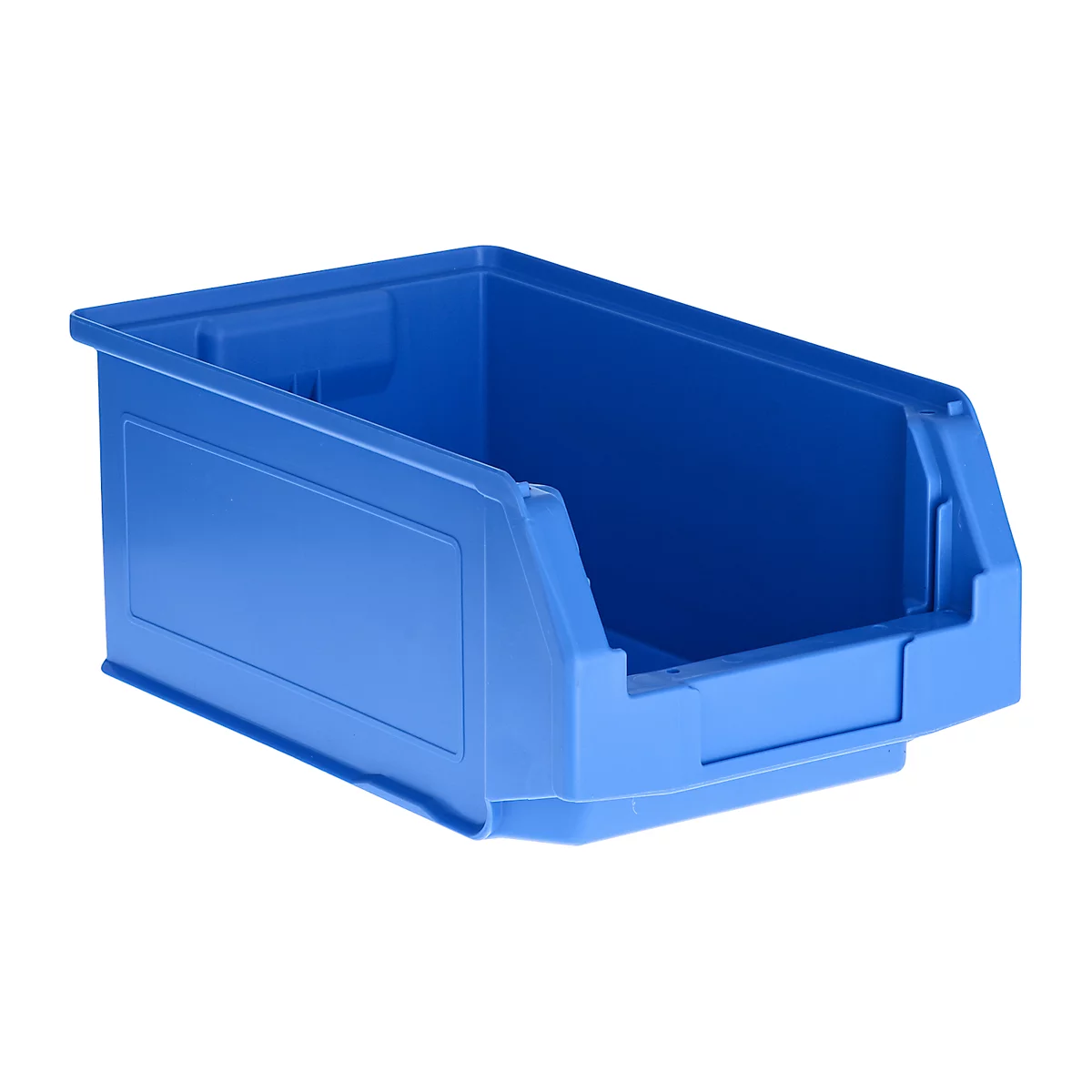 Caja con abertura frontal SSI Schäfer LF 321, polipropileno, L 343 x An 209 x Al 145 mm, 7,5 l, azul