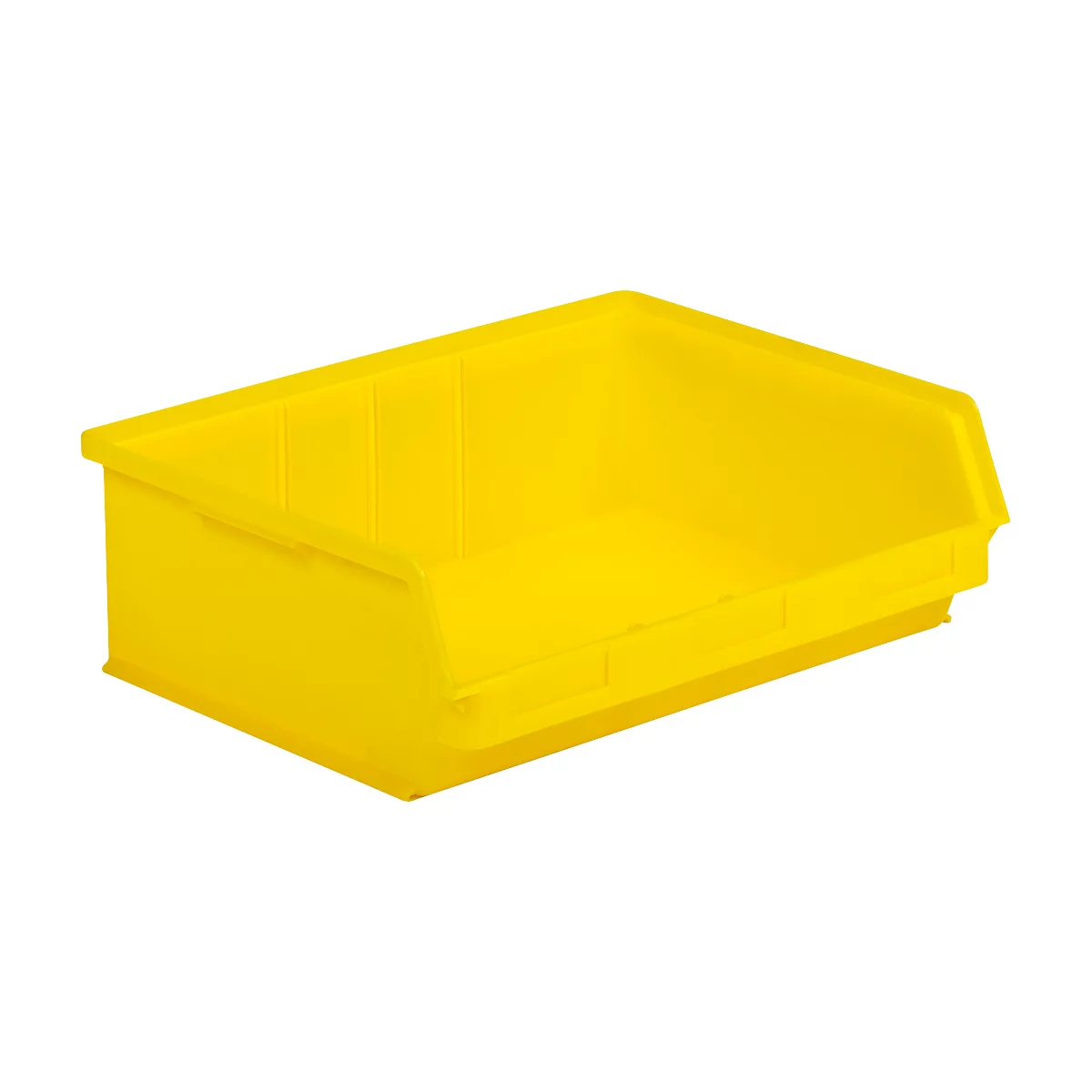 Caja con abertura frontal SSI Schäfer LF 351 ZW, polipropileno, L 348 x An 470 x Al 145 mm, 17 l, amarillo