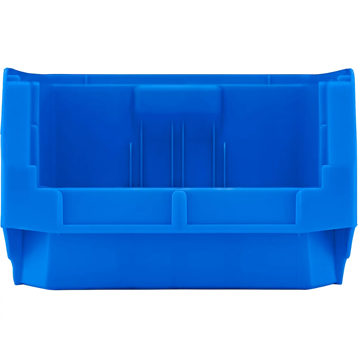 Caja con abertura frontal SSI Schäfer LF 532, polipropileno, L 500 x An 312 x Al 200 mm, 23,5 l, azul