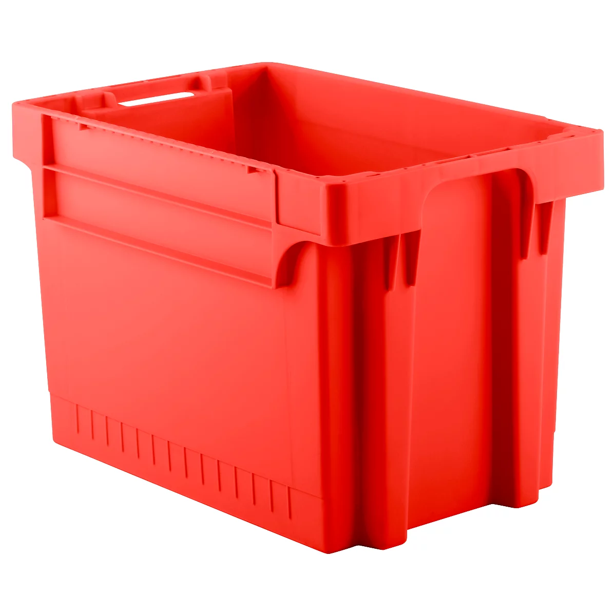 Caja con dimensiones norma europea EFB 644, 72 l, rojo