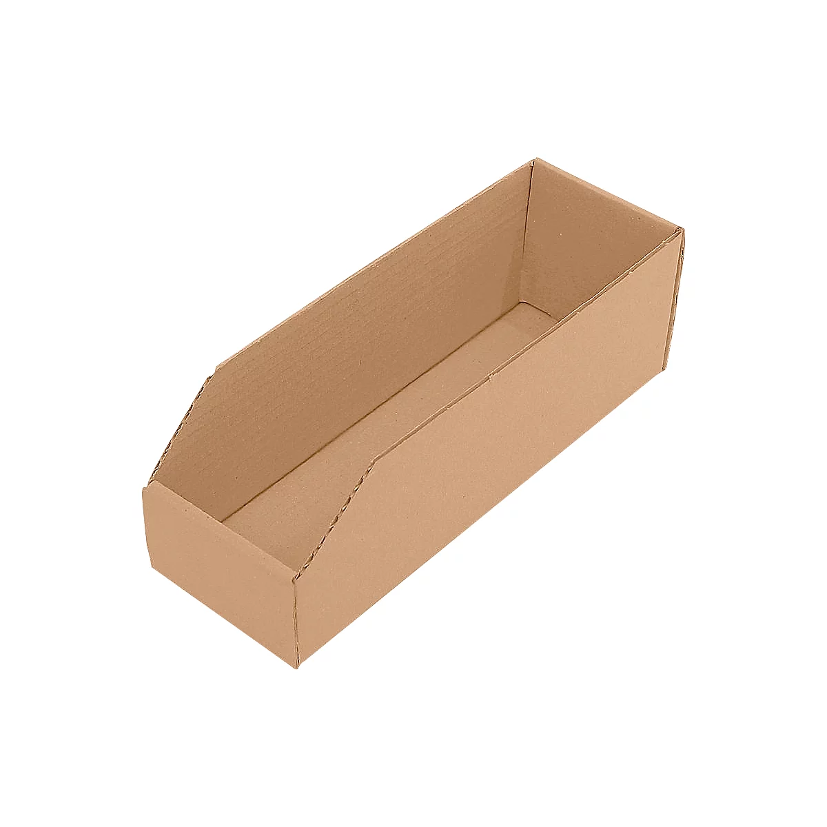 Caja de almacenaje con frontal abierto, L 300 x A 100 x A 100 mm, 2,6 L, 50 piezas