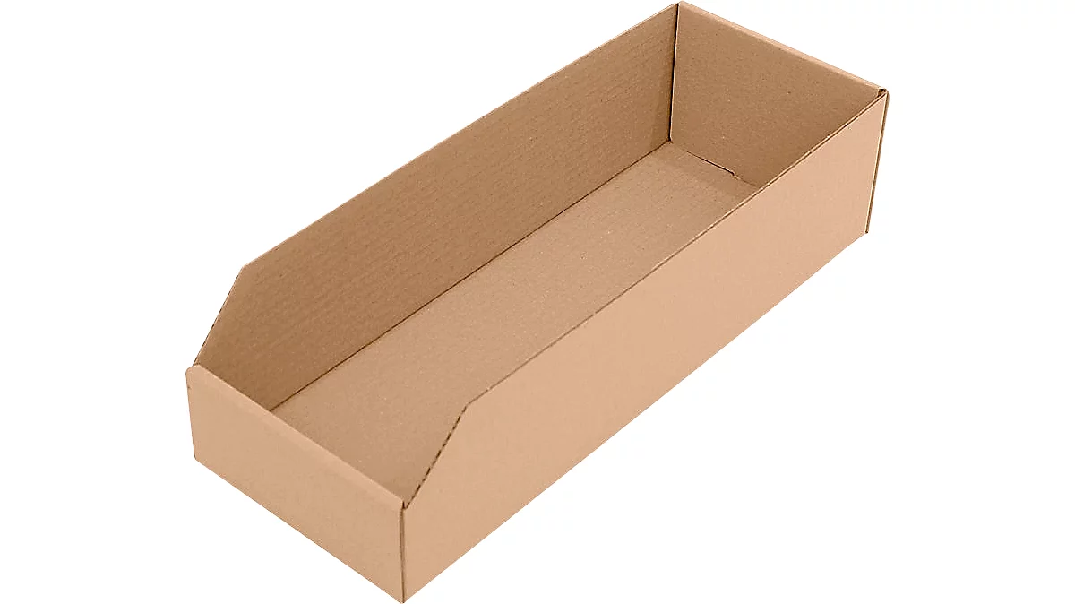 Caja de almacenamiento abierta, L 400 x A 150 x A 100 mm, 3,5 L, 50 piezas