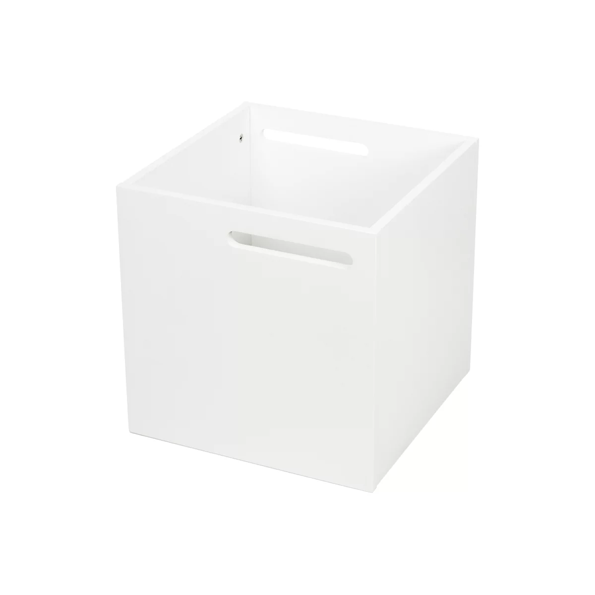 Caja de almacenamiento Berlín, de aglomerado recubierto de melamina, 340 mm, blanco