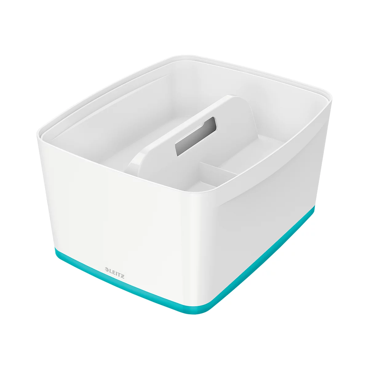 Caja de almacenamiento Leitz MyBox, DIN A4, para utensilios, blanco/azul hielo