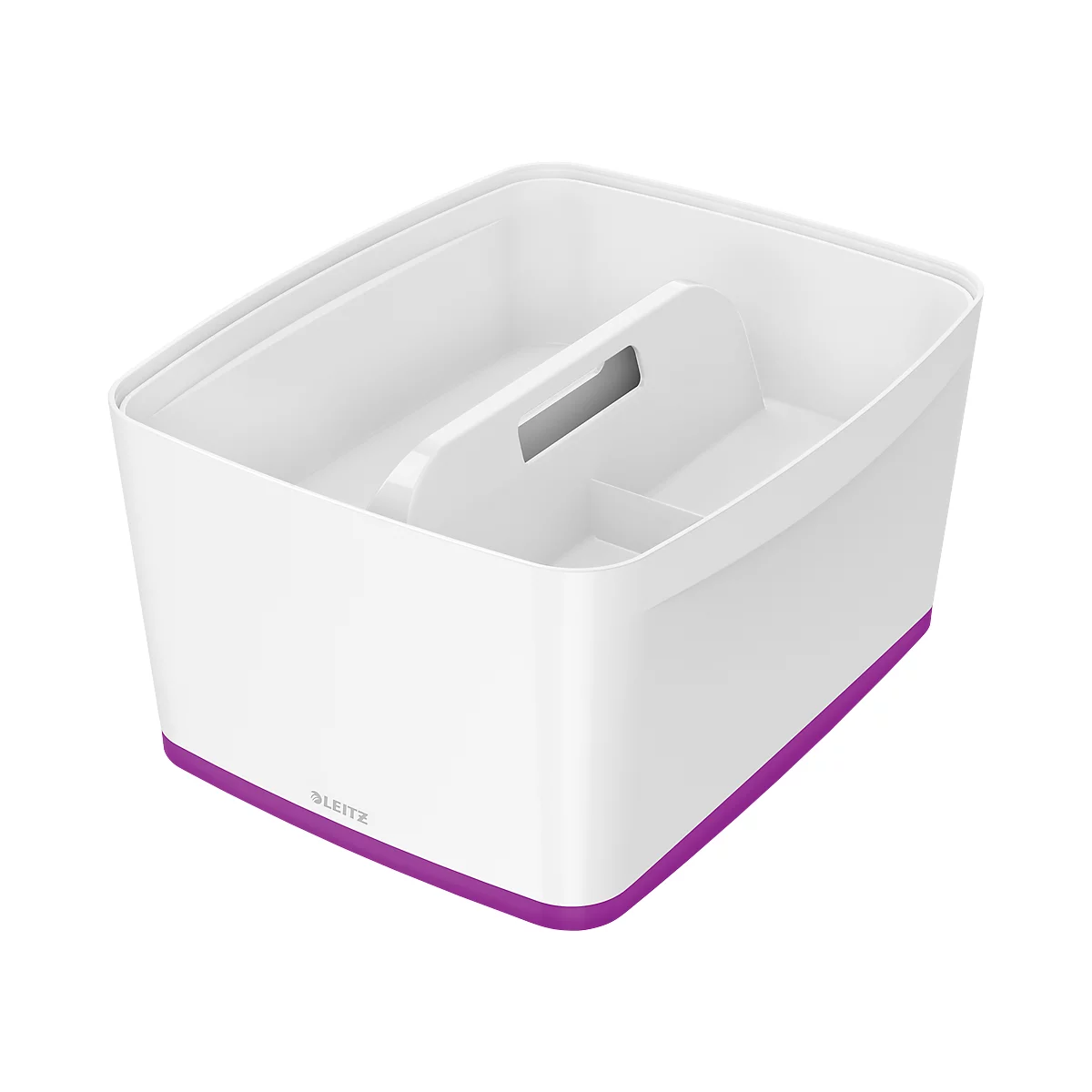 Caja de almacenamiento Leitz MyBox, DIN A4, para utensilios, blanco/violeta