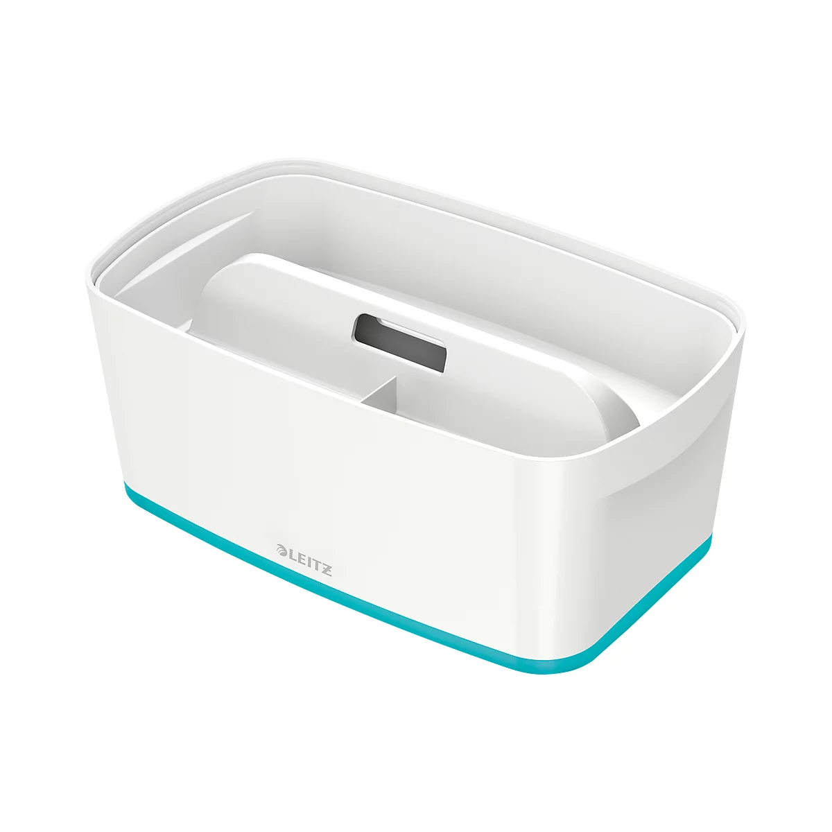 Caja de almacenamiento Leitz MyBox, DIN A5, para utensilios, blanco/azul hielo