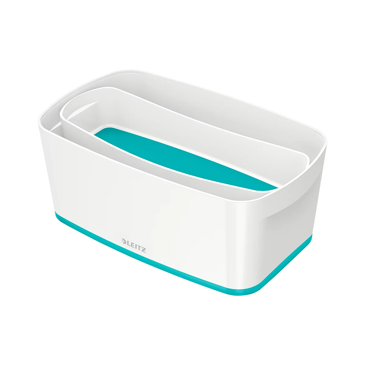 Caja de almacenamiento Leitz MyBox, DIN A5, para utensilios, blanco/azul hielo