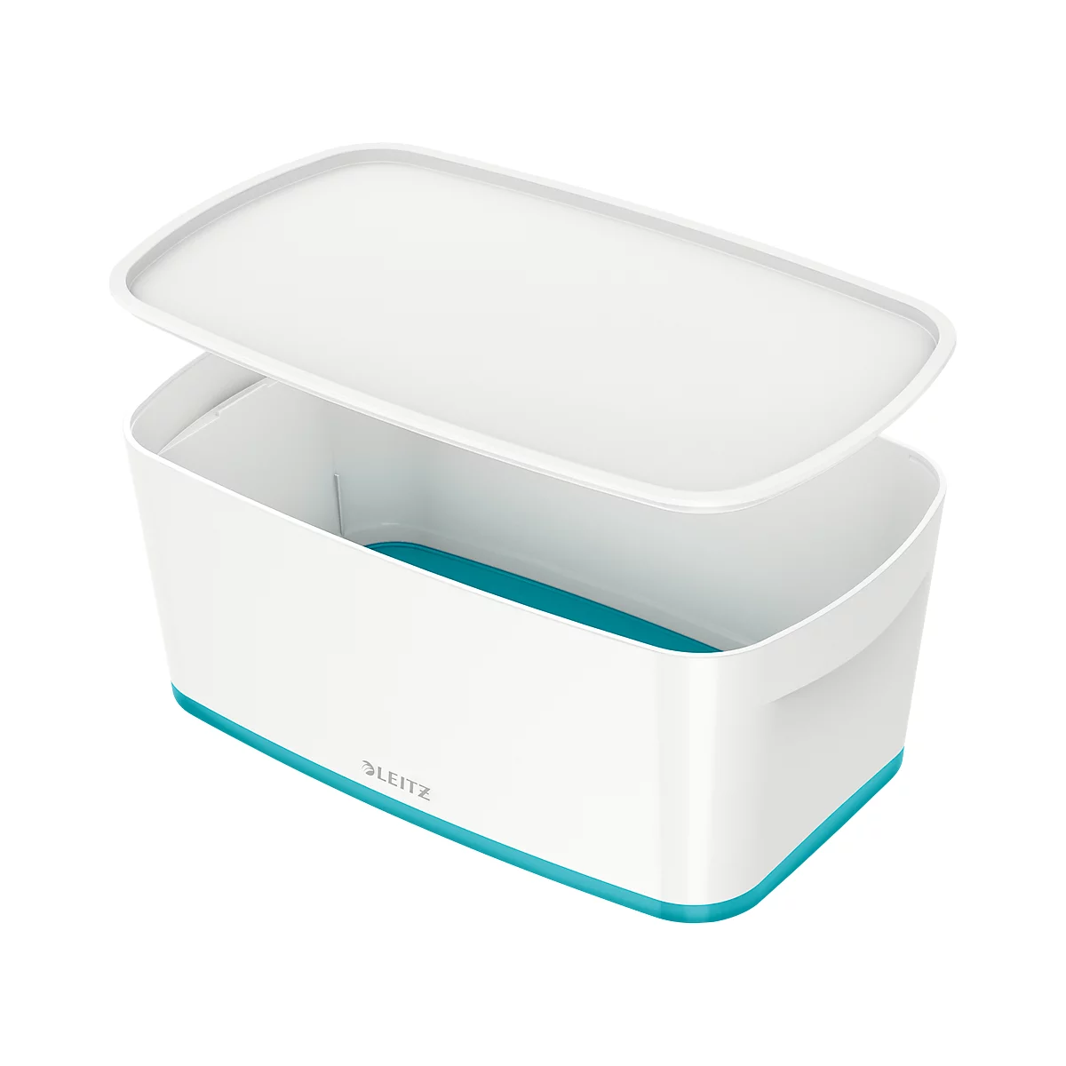 Caja de almacenamiento Leitz MyBox, DIN A5, para utensilios, blanco/azul hielo