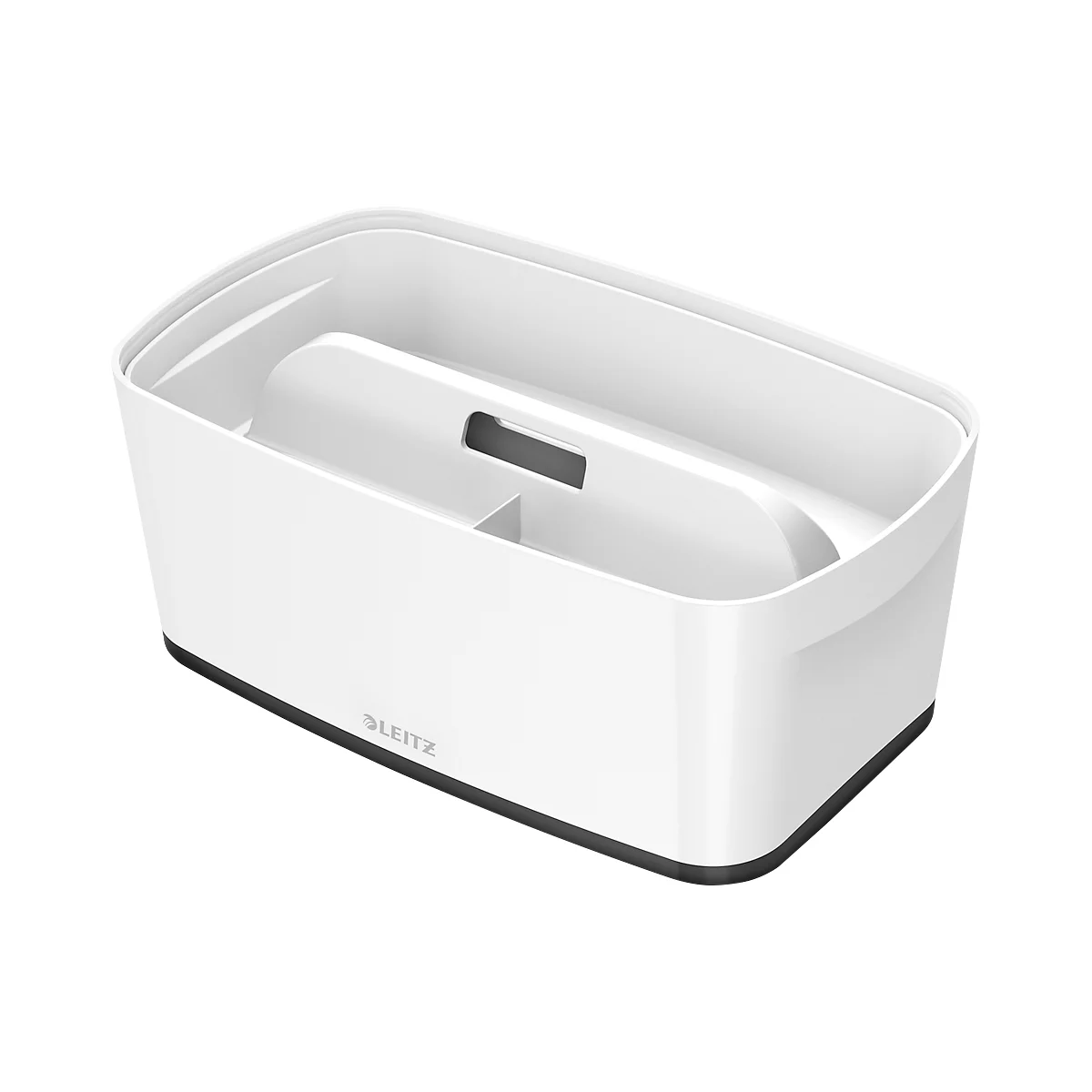 Caja de almacenamiento Leitz MyBox, DIN A5, para utensilios, blanco/negro