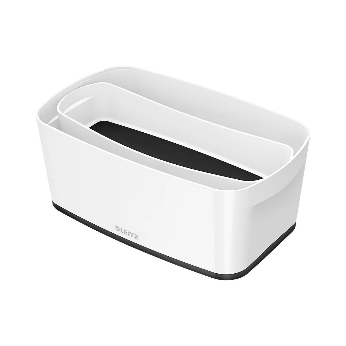 Caja de almacenamiento Leitz MyBox, DIN A5, para utensilios, blanco/negro