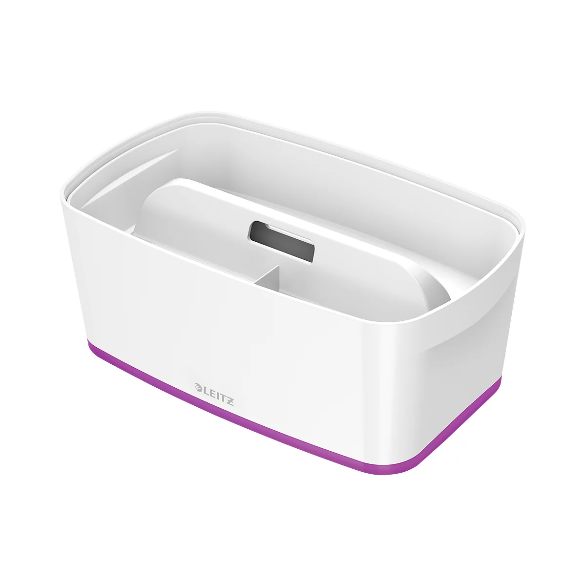 Caja de almacenamiento Leitz MyBox, DIN A5, para utensilios, blanco/violeta