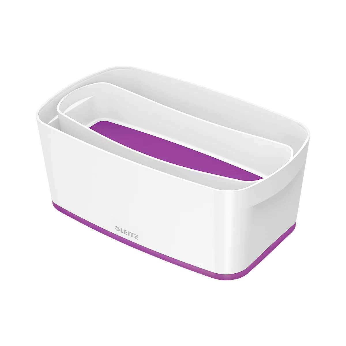 Caja de almacenamiento Leitz MyBox, DIN A5, para utensilios, blanco/violeta