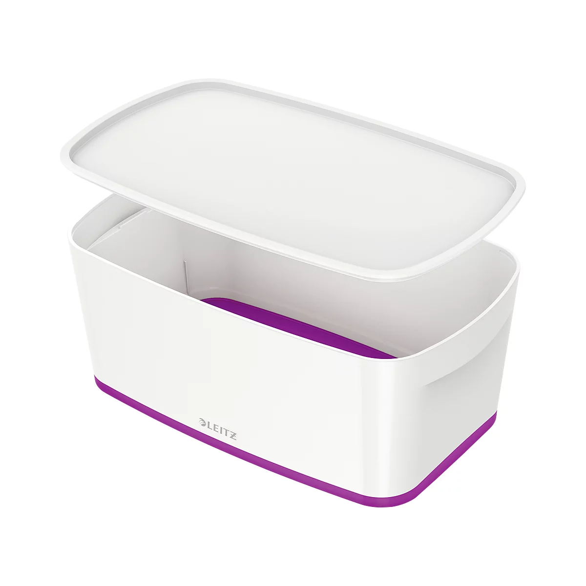 Caja de almacenamiento Leitz MyBox, DIN A5, para utensilios, blanco/violeta