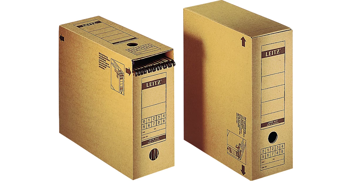 Caja de archivo LEITZ con solapa de cierre 6086
