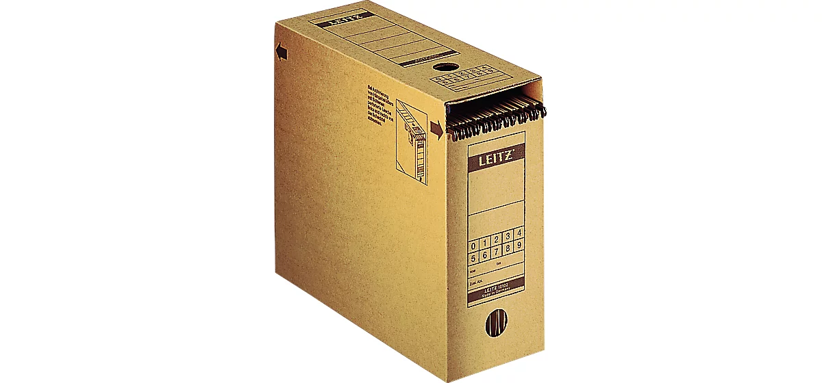 Caja de archivo LEITZ con solapa de cierre 6086