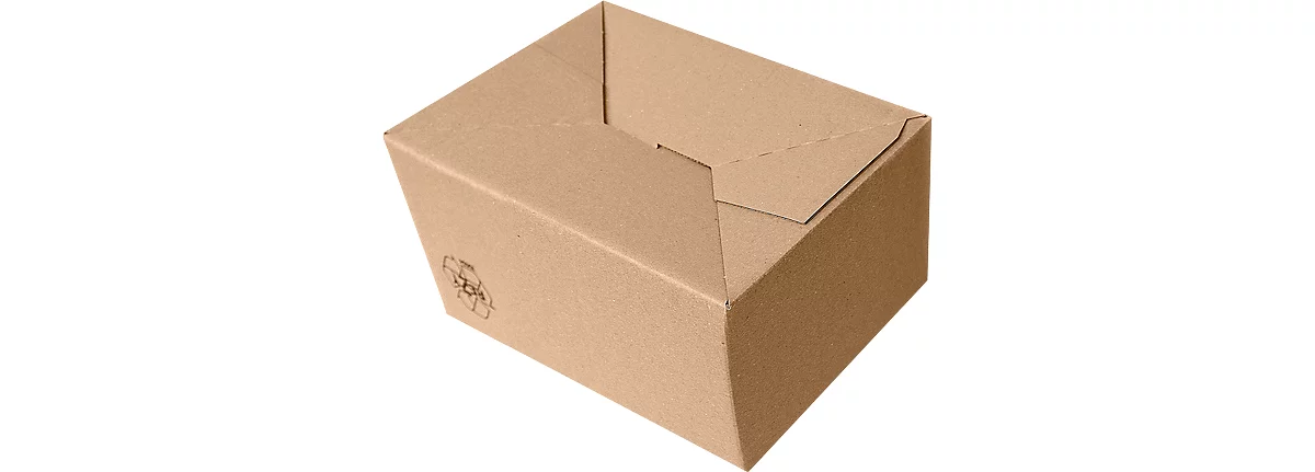 Caja de cartón con base de autocierre, DIN A5, 220 x 155 x 40-108 mm, 25 piezas
