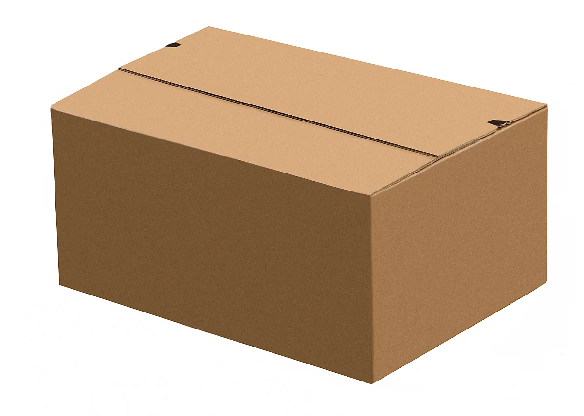 Caja de envío, con fondo automático, resellable, hasta 20 kg, L 305 x A 215 x A 125 mm, cartón ondulado, marrón