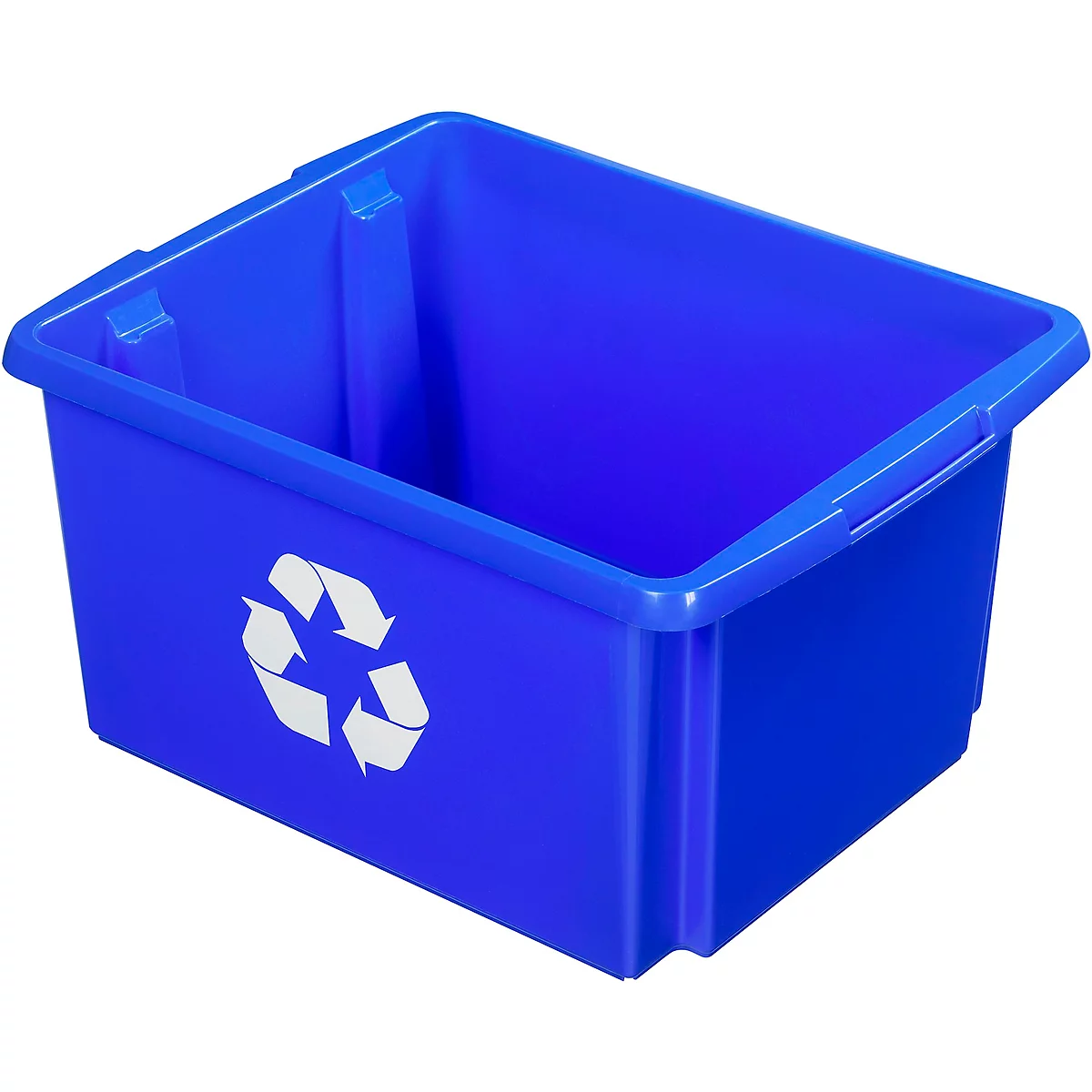 Caja de reciclaje Sunware Nesta, 32 l, L 455 x A 360 x A 240 mm, azul