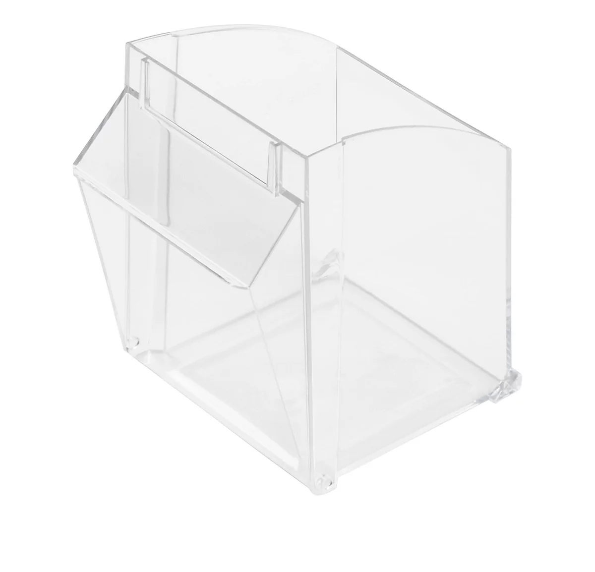 Caja de repuesto para almacenamiento de objetos pequeños MultiStore, tamaño 5, volumen 1,1 l, ancho 100 x fondo 97 x alto 108 mm, poliestireno, 1 pieza