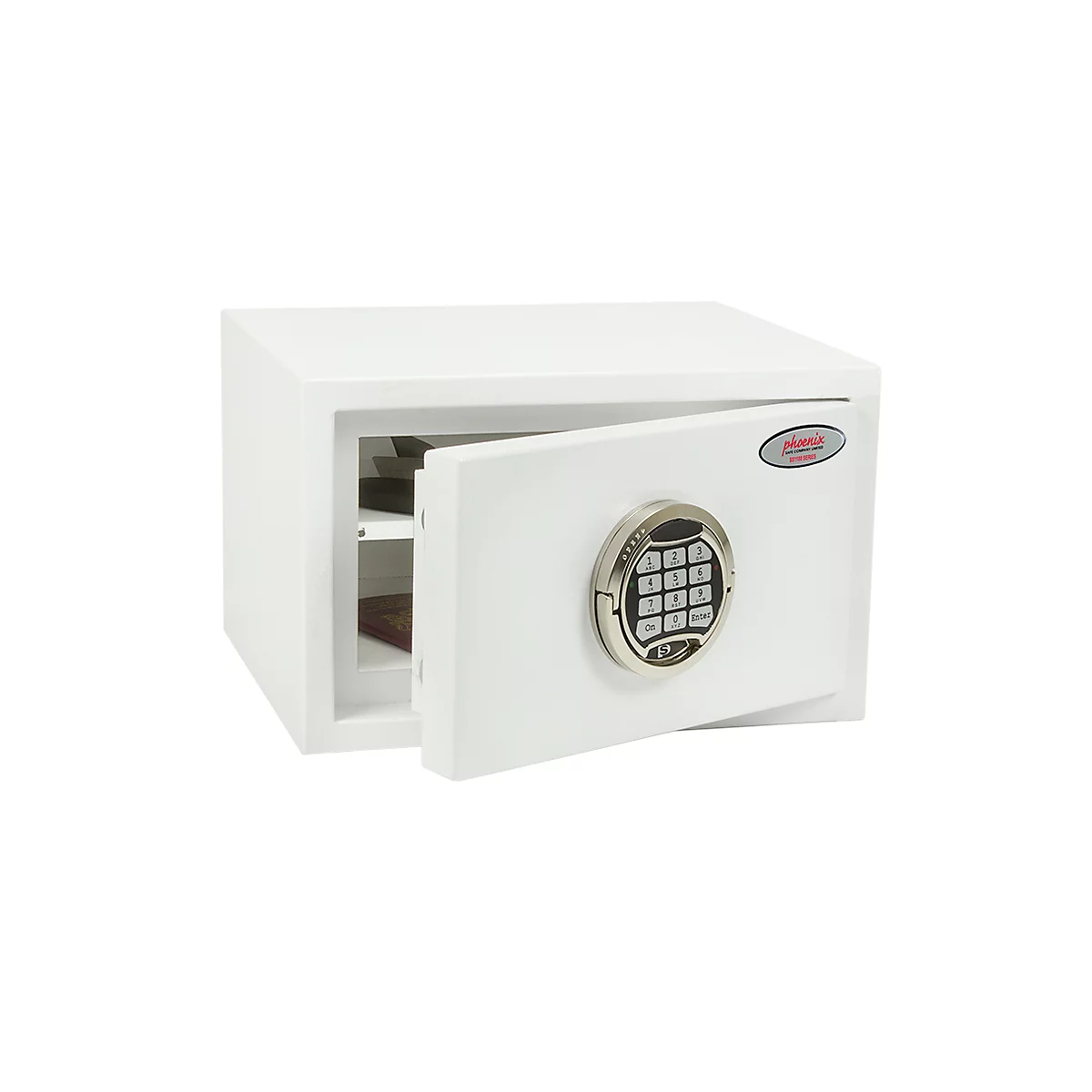 Caja de seguridad Fortress, serie SS1181, Al 220 x An 350 x P 300 mm, cerradura electr.